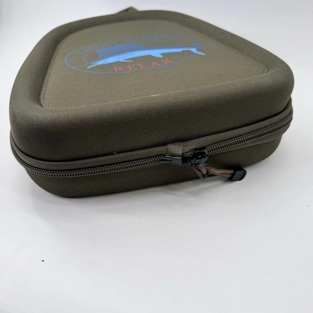 Tommy Bahama Tumbler Clamshell Collapsible Duffel Bag Olive Travel Gym Vacation